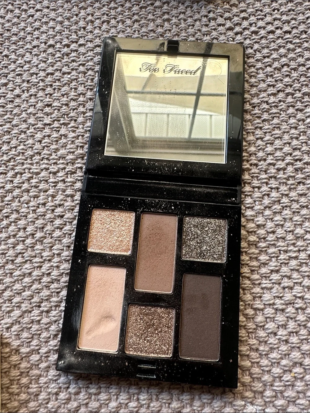 Too Faced Cold Smolder Nudes Mini Eyeshadow Palette - Rose, Taupe, Brown